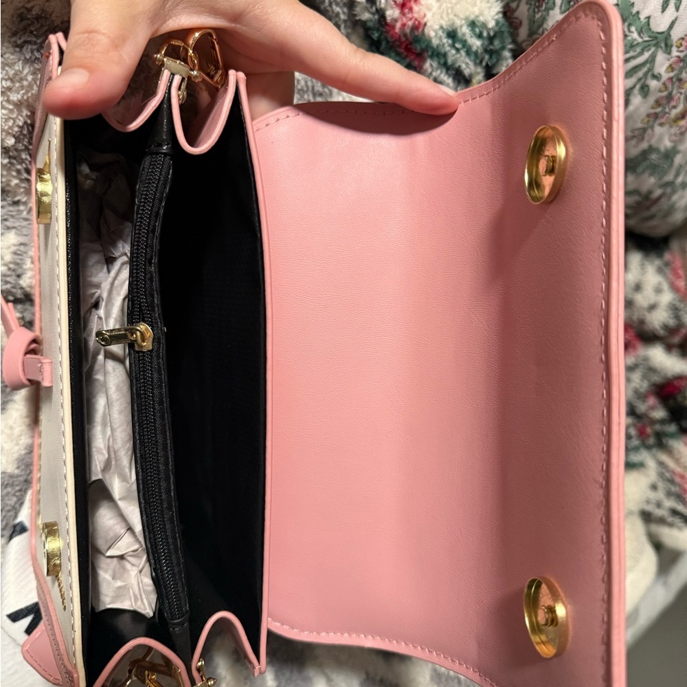 Pink and Cream Boutique Purse - Picture 5 of 5